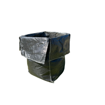 Woven Polypropylene - Black Wool Pack - 70 x 70 x 98 + 46 CM