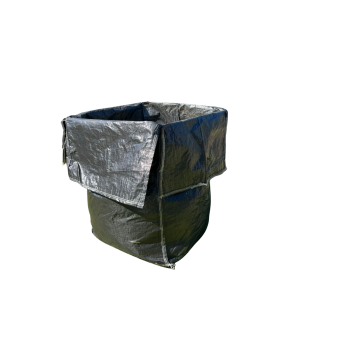 HDPE Black Garden Bag - 70 x 70 x 98 + 46 CM