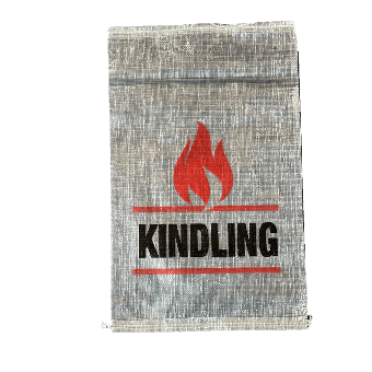 Woven Polypropylene - Printed Transparent Kindling Bags (No Weight) - 41 CM X 66 CM