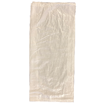 Woven Polypropylene - White Laminated Feed Bag - (38 CM + 12 CM) x 86 CM
