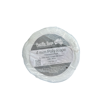 White Polypropylene Rope 4mm x 250m