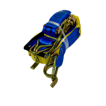 Ratchet Tie Down - 6m x 35mm - Swan Hook - LC 1500kg - BLUE