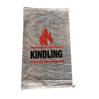 Woven Polypropylene - Printed Transparent Kindling Bags (No Weight) - 45 CM X 75 CM