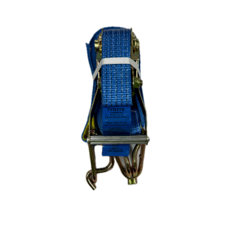 Heavy Duty Ratchet Tie Down Kit with Hook and Keeper - 50mm x 9m - LC 2500kg - Blue 