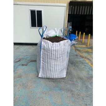 1.0 Tonne - U Panel - Open Top Closed Bottom - Ventilated Bulk Bag - 90 x 90 x 100 CM